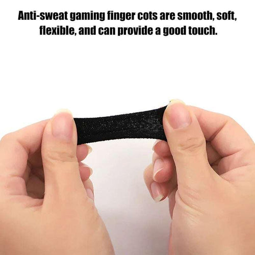 10-pack anti-sweat ultra-thin gaming finger sleeves for mobile touchscreen control