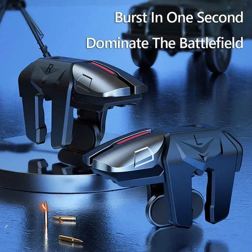 6-finger mobile gaming triggers 2-pack for iPhone and Android PUBG controller UK